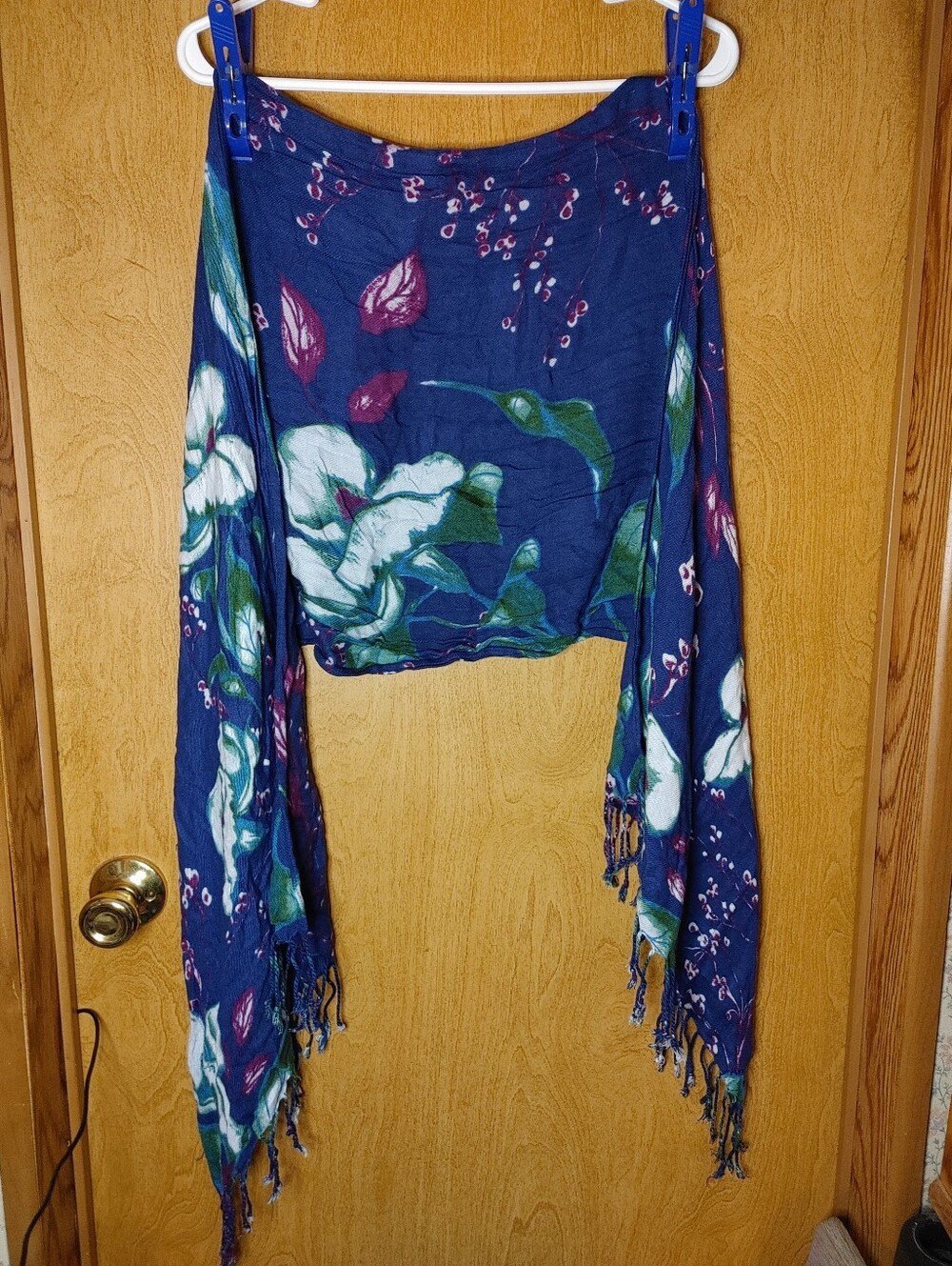 Unbranded Floral Shawl Or Scarf